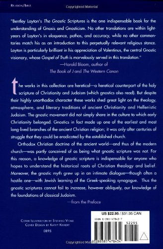 The Gnostic Scriptures: A New Translation With Annotations And Introductions By (Anchor Bible Reference Library),New