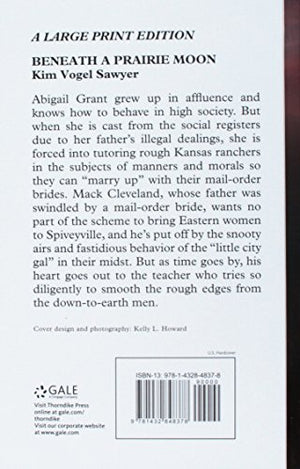 Beneath a Prairie Moon (Thorndike Press Large Print Christian Fiction),Used