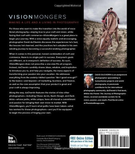 VisionMongers: Making a Life and a Living in Photography,New