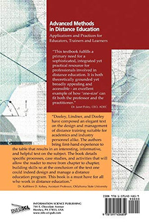 Advanced Methods in Distance Education: Applications and Practices for Educators, Administrators, and Learners,Used