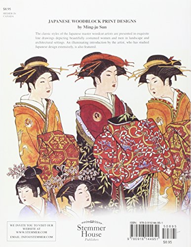 Japanese Woodblock Designs,Used