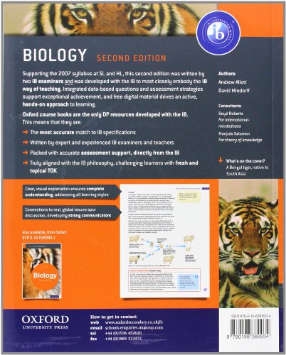 IB Biology: Course Book: Oxford IB Diploma Program,Used