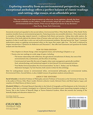 Environmental Ethics: What Really Matters, What Really Works,New