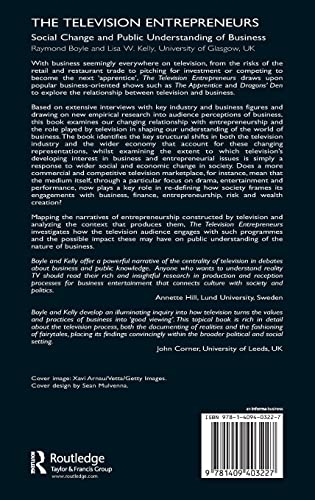 The Television Entrepreneurs: Social Change and Public Understanding of Business,Used
