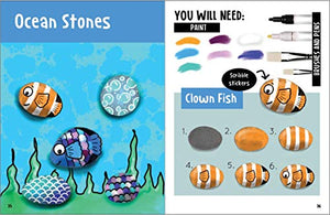 Scribble Stones Art Guide: Step by Step Painting Techniques and Tricks,Used