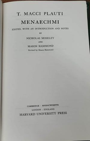 Menaechmi,Used