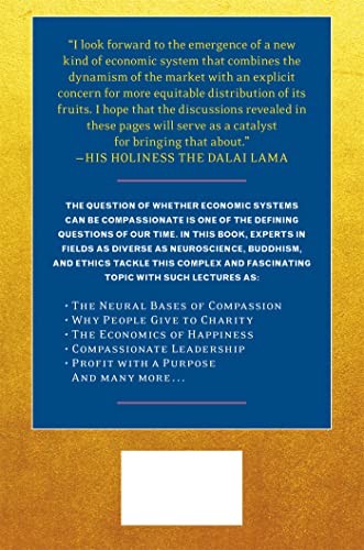 Caring Economics: Conversations on Altruism and Compassion, Between Scientists, Economists, and the Dalai Lama,Used