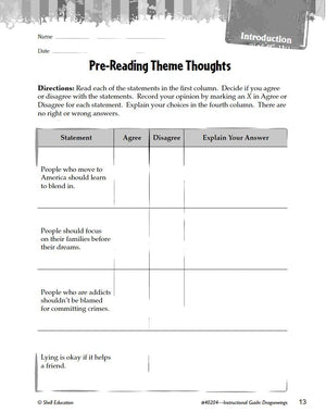 Dragonwings: An Instructional Guide for Literature  Novel Study Guide for 4th8th Grade Literature with Close Reading and Writi,Used