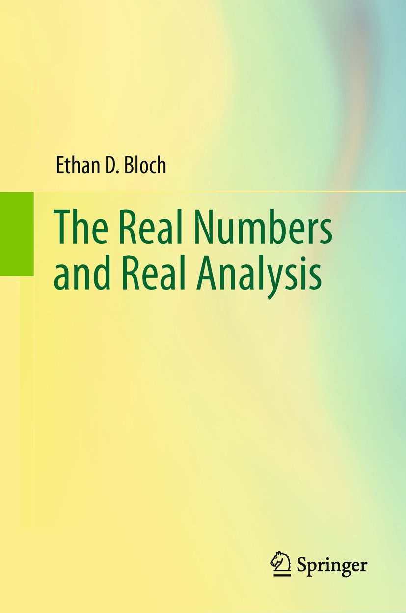 The Real Numbers And Real Analysis,Used