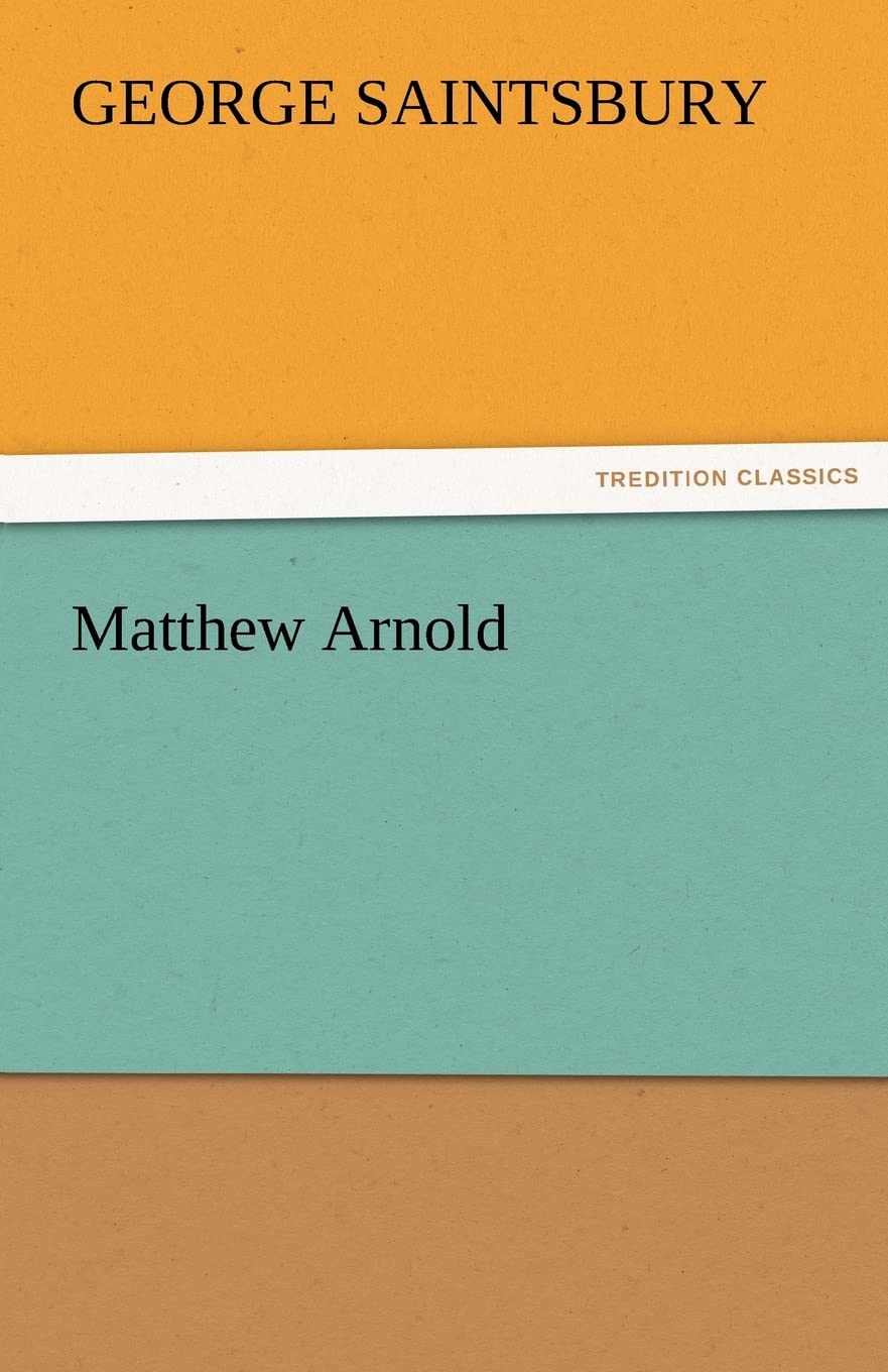 Matthew Arnold,Used