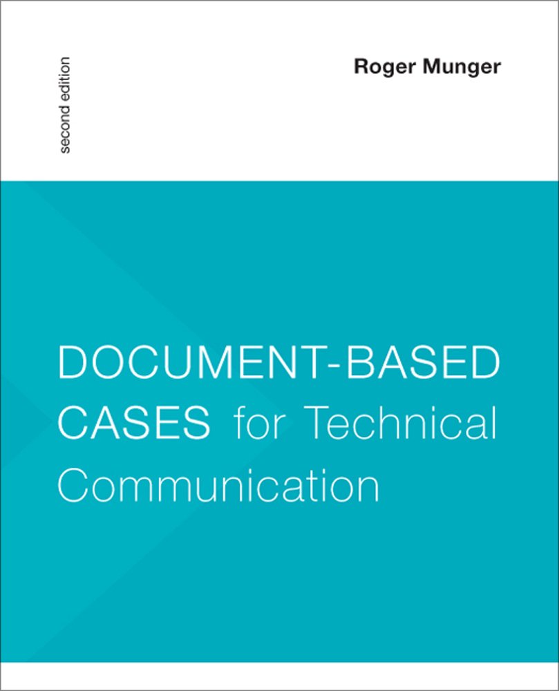 Documentbased Cases For Technical Communication,Used