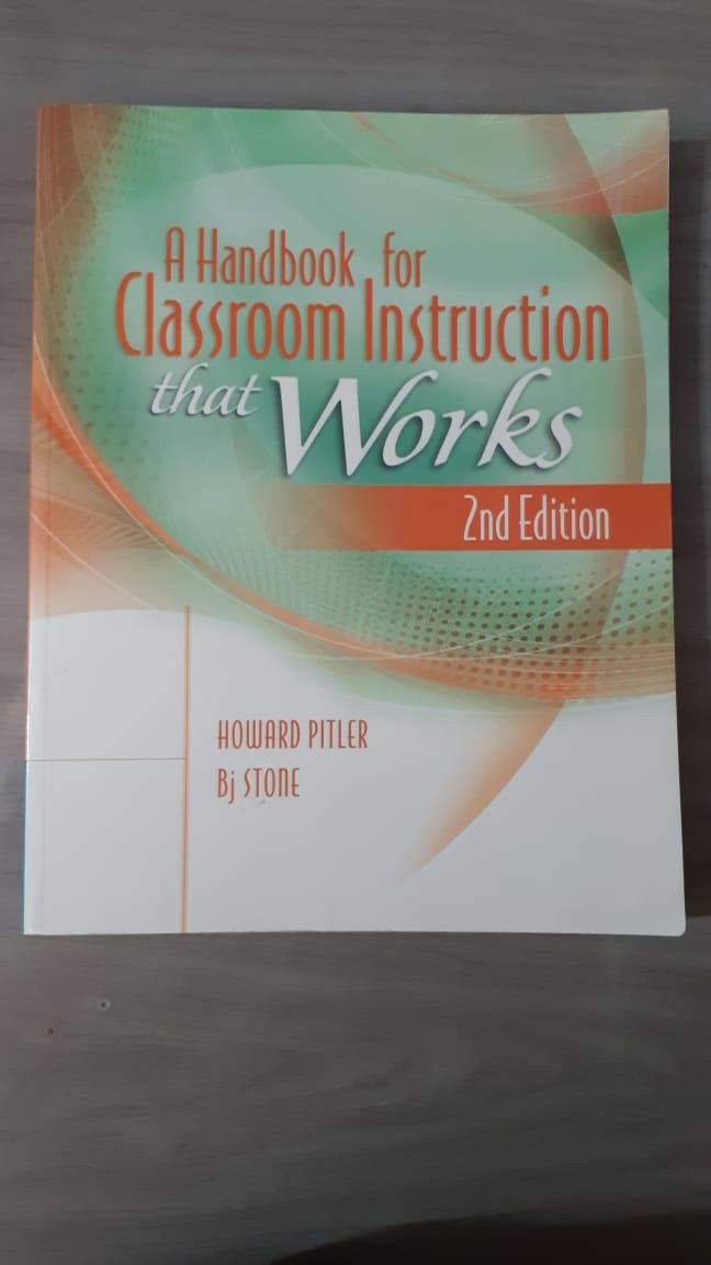 A Handbook for Classroom Instruction That Works,Used
