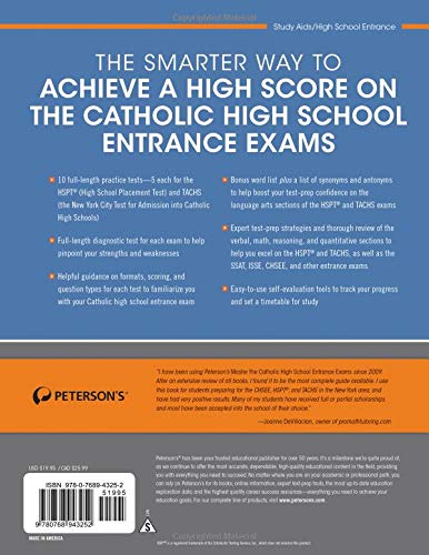 Master the Catholic High School Entrance Exams 2020,Used