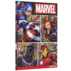 Best of Marvel Look and Find  SpiderMan, Avengers, Guardians of the Galaxy, Black Panther and More!  Characters from Avengers,Used