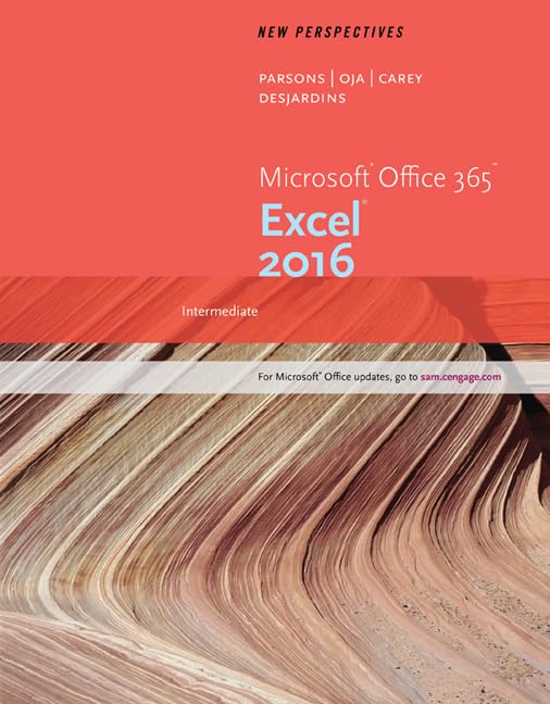New Perspectives Microsoft Office 365 & Excel 2016: Intermediate,Used