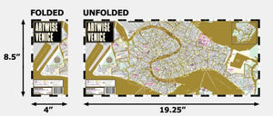 Artwise Venice Museum Map  Laminated Museum Map of Venice, Italy,Used