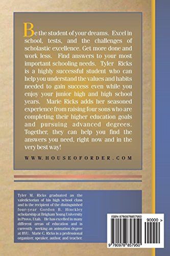 Be Successful In School: A Student's Guide for Junior High and High School,Used