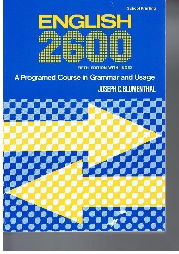 English 2600 Fifth Edition with Index,New
