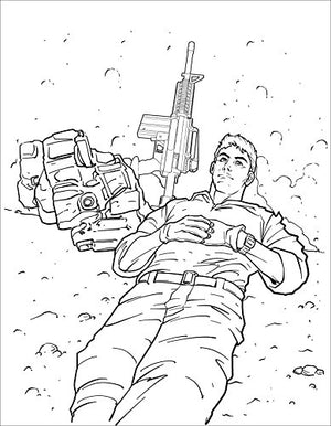 Blown Away: The Story of SSGT Johnny Joey Jones Coloring Book,Used