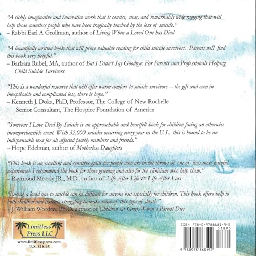 Someone I Love Died by Suicide: A Story for Child Survivors and Those Who Care for Them,Used