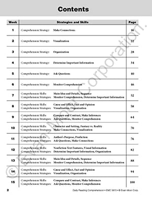 EvanMoor Daily Reading Comprehension, Grade 3  Homeschooling and Classroom Resource Workbook, Reproducible Worksheets, Teachin,Used