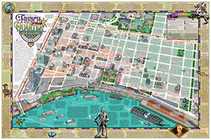 New Orleans French Quarter Illustrated Map,Used