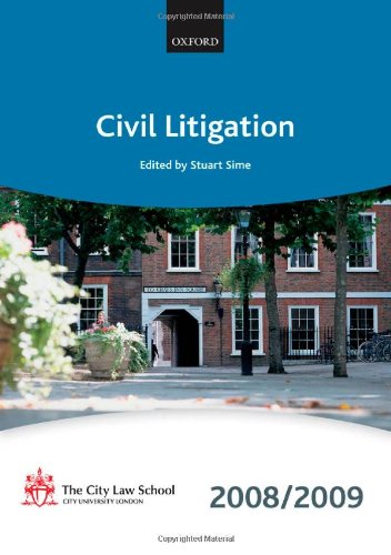 Civil Litigation 20082009: 2008 Edition (Check info AND delete this occurrence: |c BM |t Bar Manuals),Used