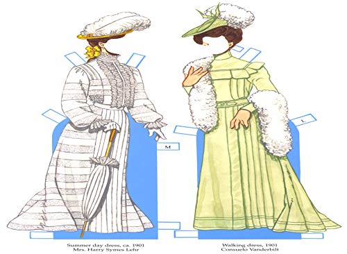 Newport Fashions of the Gilded Age Paper Dolls (Dover Victorian Paper Dolls),Used