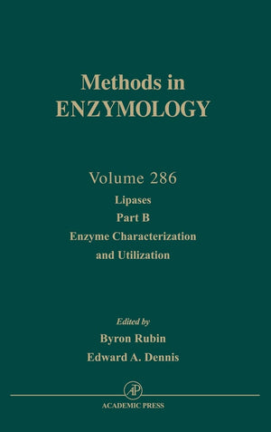 Lipases, Part B: Enzyme Characterization and Utilization (Volume 286) (Methods in Enzymology, Volume 286),New