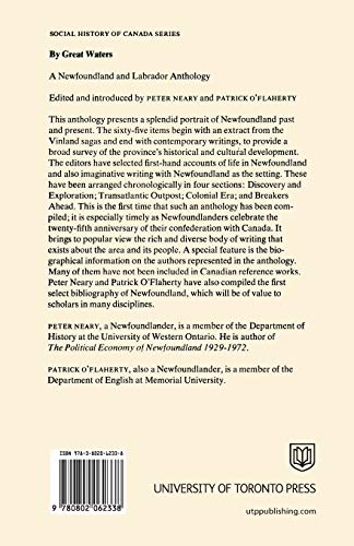 By Great Waters: A Newfoundland and Labrador Anthology (Heritage),New