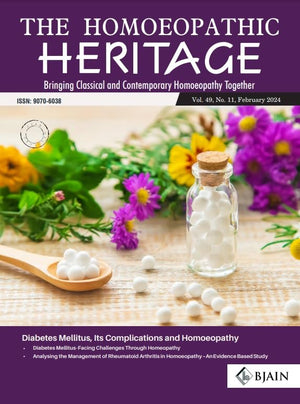 The Homoeopathic Heritage - Bringing Classical And Contemporary Homoeopathy Together (February 2024)