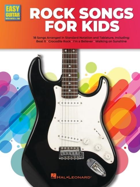Rock Guitar Songs for Kids: Easy Guitar with Notes & Tab Songbook,Used
