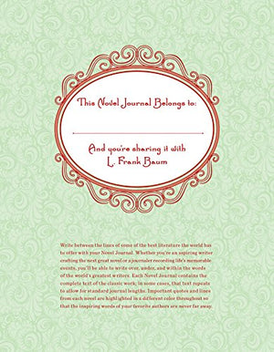 A Novel Journal: The Wizard of Oz,Used