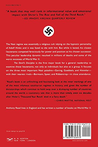 The Devil'S Disciples: Hitler'S Inner Circle,New
