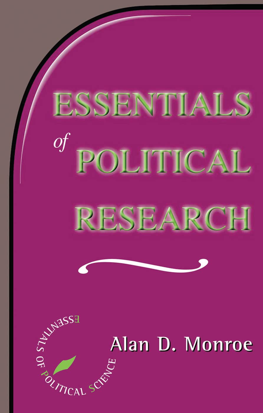 Essentials of Political Research,New