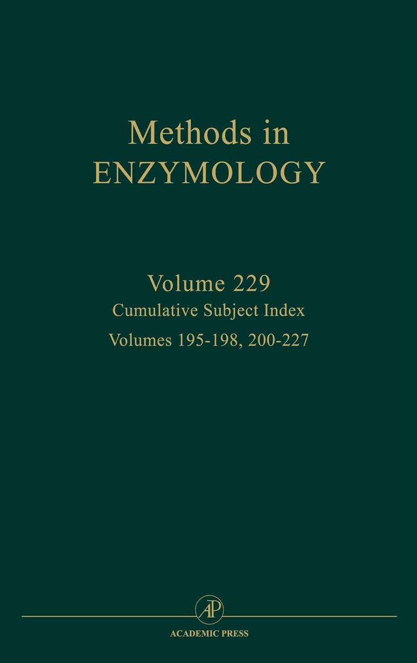 Cumulative Subject Index (Volume 229) (Methods In Enzymology, Volume 229)