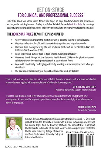 How To Be A Rock Star Doctor: The Complete Guide To Taking Back Control Of Your Life And Your Profession,Used