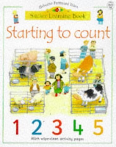 Starting to Count: Usborne Farmyard Tales (Usborne Sticker Learning Series),Used