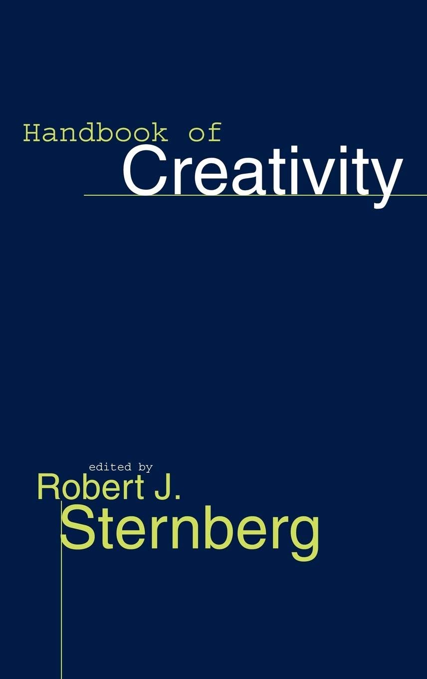 Handbook of Creativity,New
