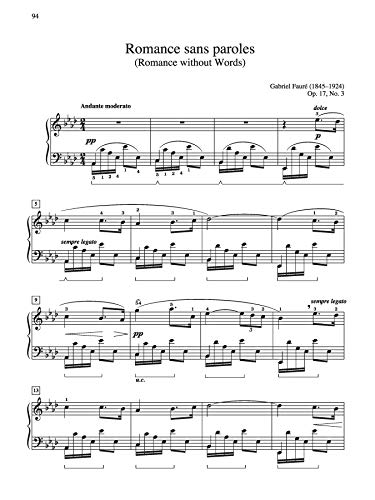 Anthology of Romantic Piano Music (An Alfred Masterwork Edition) (Book & DVD),Used