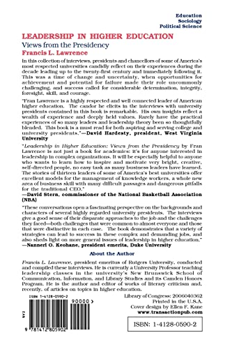 Leadership in Higher Education,Used