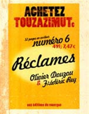 Reclames (Touzazimute) (French Edition),Used