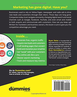 Digital Marketing Fd (For Dummies (Lifestyle))