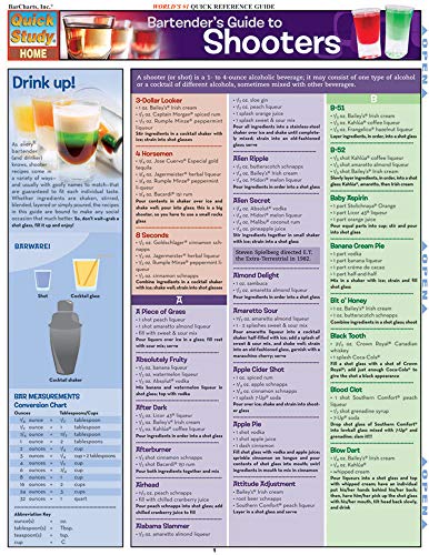 Bartender'S Guide To Shooters (Quick Reference Guide),Used