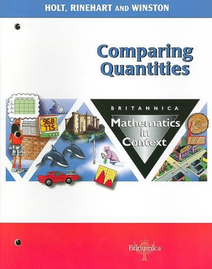 Comparing Quantity Grade 6: Holt Math in Context (Math in Context 2003),Used