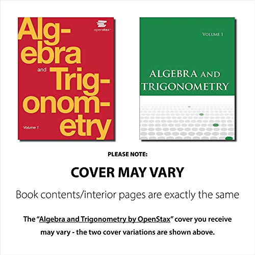 Algebra And Trigonometry By Openstax (Paperback Version, B&W),New