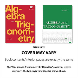 Algebra And Trigonometry By Openstax (Paperback Version, B&W)-used