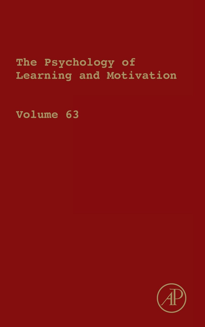 Psychology of Learning and Motivation (Volume 63),Used