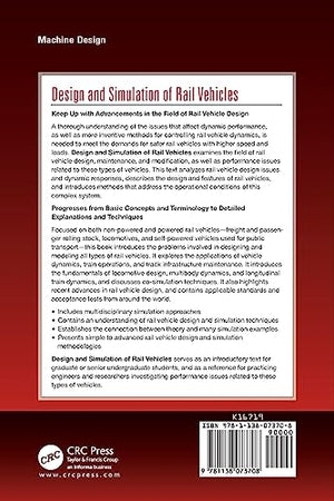 Design and Simulation of Rail Vehicles (Ground Vehicle Engineering),Used