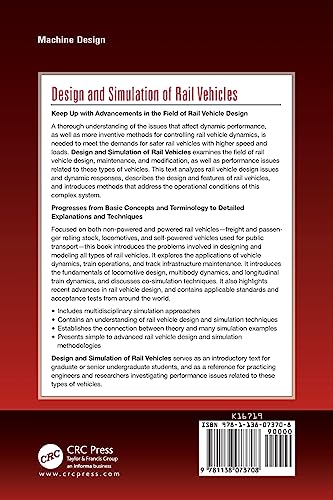 Design and Simulation of Rail Vehicles (Ground Vehicle Engineering),Used